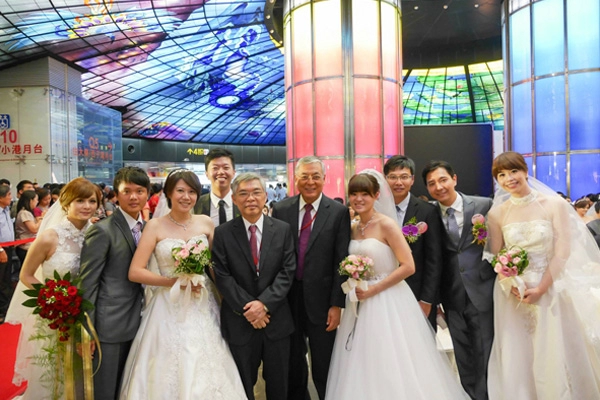 中鋼構員工參加中鋼集團結婚典禮